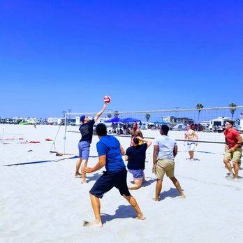 Del Mar Beach Resort at Camp Pendleton - Playing Beach Volleyball - Resorts Near Me