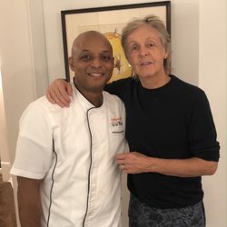 The Wine Room at the Cottage - Executive Chef Karl McDermott and Sir Paul McCartney
