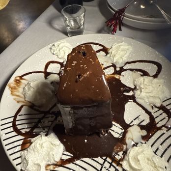Tramonti Ristorante - Chocolate ganache cake for my birthday! - Italian Near Me - Thomaston, Connecticut Tramonti Ristorante - Chocolate ganache cake for my birthday! - Italian Near Me - Thomaston, Connecticut