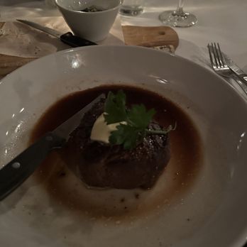 Log Cabin Steakhouse - A more reasonably sized Filet Mignon - Seafood Near Me - Galena, Illinois Log Cabin Steakhouse - A more reasonably sized Filet Mignon - Seafood Near Me - Galena, Illinois