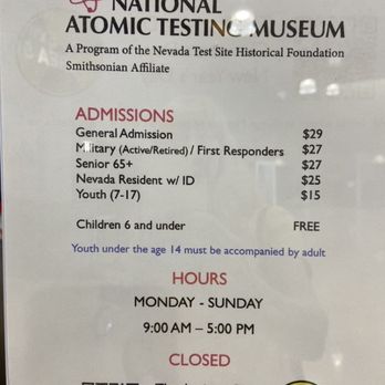 Atomic Museum - 4/2023 - Museums Near Me - Las Vegas, Nevada Atomic Museum - 4/2023 - Museums Near Me - Las Vegas, Nevada