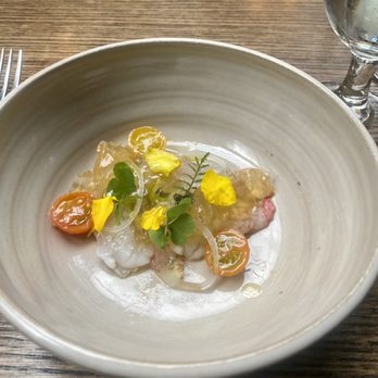 Boka - Lightly cured Kauai Prawn - New American Near Me - Chicago, Illinois
