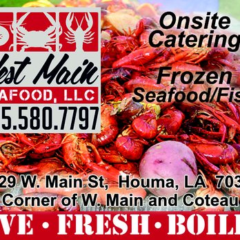 West Main Seafood - a pile of craws and potatoes - Seafood Markets Near Me - Thibodaux, Louisiana West Main Seafood - a pile of craws and potatoes - Seafood Markets Near Me - Thibodaux, Louisiana