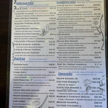 Barbara's Fishtrap - Menu - Seafood Near Me - Half Moon Bay, California Barbara's Fishtrap - Menu - Seafood Near Me - Half Moon Bay, California
