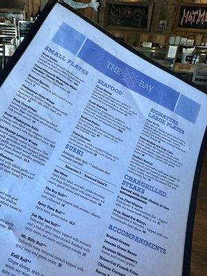 Menu photo 2 The Bay Santa Rosa Beach, FL Menu photo 2 The Bay Santa Rosa Beach, FL