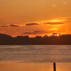 Kettle Moraine Forest - Pike Lake Unit - Pike lake at sunset