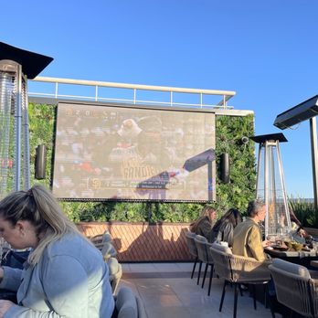 Kaiyo Rooftop - Big Screen for the Giants Game across the street - Peruvian Near Me - San Francisco, California