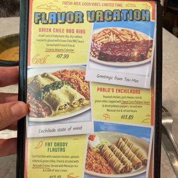 Chuy's - Special menu the next six weeks! - Bars Near Me - Midland, Texas Chuy's - Special menu the next six weeks! - Bars Near Me - Midland, Texas