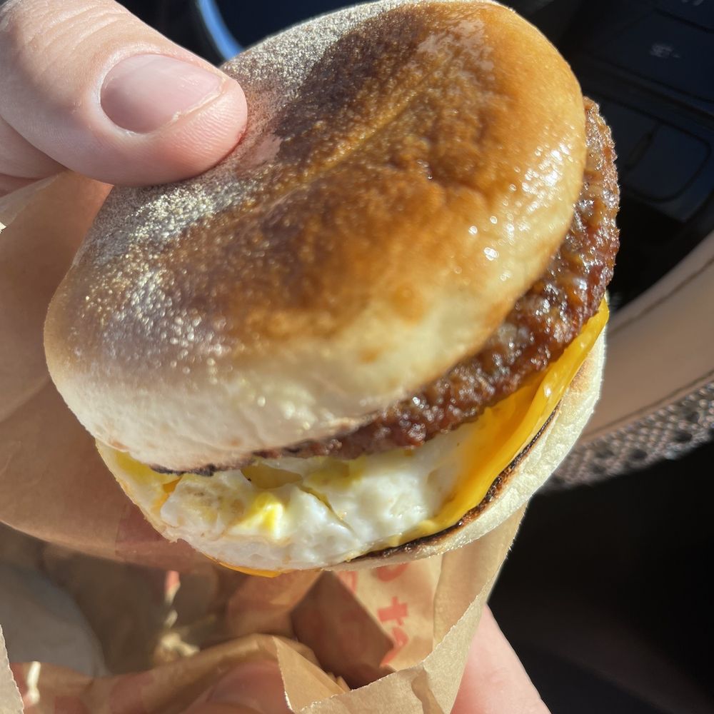 Sausage egg muffin Sausage egg muffin