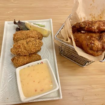 Kyuramen x TBaar - Lancaster - Japanese fried oysters & crispy sweet chili wings - Ramen Near Me - Lancaster, Pennsylvania Kyuramen x TBaar - Lancaster - Japanese fried oysters & crispy sweet chili wings - Ramen Near Me - Lancaster, Pennsylvania