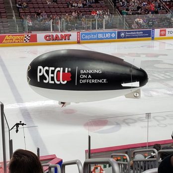 Giant Center - Blimp drops money over seats - Stadiums & Arenas Near Me - Hershey, Pennsylvania Giant Center - Blimp drops money over seats - Stadiums & Arenas Near Me - Hershey, Pennsylvania