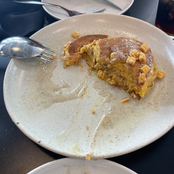 Eating House - Sorry couldn't wait to try, it's Half eaten Capt Crunch Pancakes - Beer, Wine & Spirits Near Me - Miami, Florida