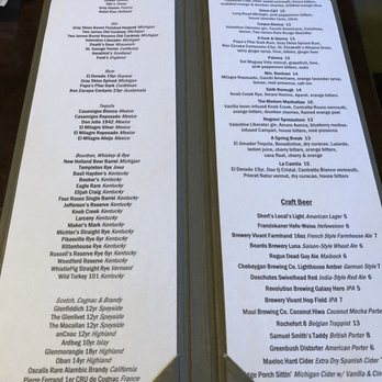 Grove - Drink List - New American Near Me - Grand Rapids, Michigan Grove - Drink List - New American Near Me - Grand Rapids, Michigan