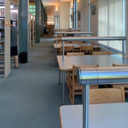 Clayton Community Library - A lot of tables and chairs.