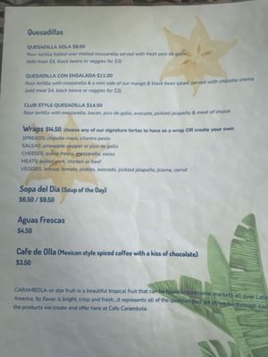 Menu photo 2 Cafe Carambola Coeur d'Alene, ID Menu photo 2 Cafe Carambola Coeur d'Alene, ID