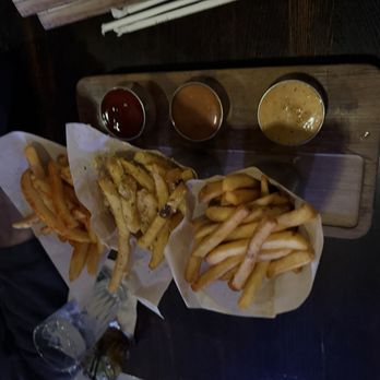 Hennessey's Tavern - French Fry Sampler - Juice Bars & Smoothies Near Me - Seal Beach, California