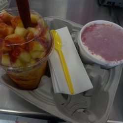 la michoacana Ice Cream - Best combo! Esquite with hot Cheetos & Mangoneada