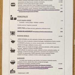 Mapa Verde - Menu