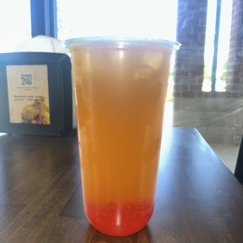 Chicken 4 U - Mango fruit tea with strawberry pearls - Bubble Tea Near Me - Chesapeake, Virginia Chicken 4 U - Mango fruit tea with strawberry pearls - Bubble Tea Near Me - Chesapeake, Virginia