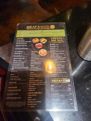 Menu photo 5 Meat Salon Korean BBQ Las Vegas, NV Menu photo 5 Meat Salon Korean BBQ Las Vegas, NV