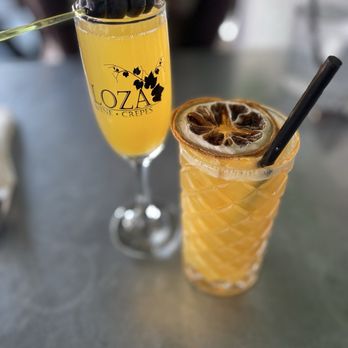 Loza Wine & Crepes - Winters orange and peach Bellini - Creperies Near Me - Turlock, California Loza Wine & Crepes - Winters orange and peach Bellini - Creperies Near Me - Turlock, California