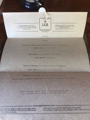 Menu photo 6 Laja Valle De Guadalupe, BCN Menu photo 6 Laja Valle De Guadalupe, BCN