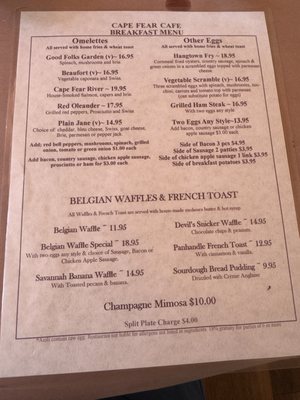 Menu photo 2 Cape Fear Café Duncans Mills, CA