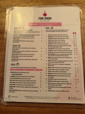 Menu photo 1 Pink Onion San Francisco, CA Menu photo 1 Pink Onion San Francisco, CA