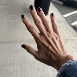 Annabelle Salon and Spa - Black gel nails