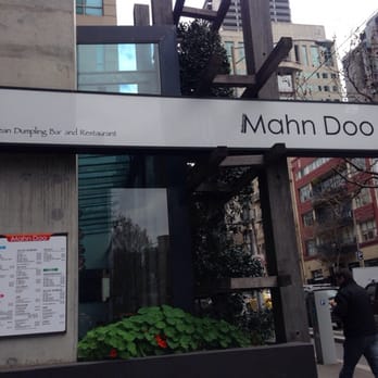 Mahn Doo - The sign out the front. - Korean Near Me - Melbourne, VIC
