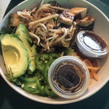 Viet Bites - Tofu noodle bowl, add avocado - Vietnamese Near Me - Denton, Texas Viet Bites - Tofu noodle bowl, add avocado - Vietnamese Near Me - Denton, Texas