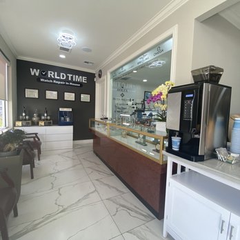 World Time - Waiting room coffee - Watch Repair Near Me - San Jose, California World Time - Waiting room coffee - Watch Repair Near Me - San Jose, California