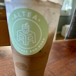 Large salted iced coffee
