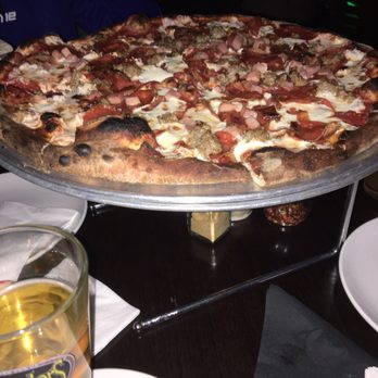 Midland Brew House - Carnivore large "16 pizza - Sports Bars Near Me - Saddle Brook, New Jersey