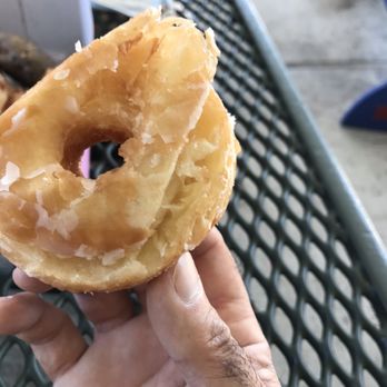 Dank Donuts - Croissant doughnut "called the crownut". Oh my gosh this is a last meal, good kind of doughnut - Coffee & Tea Near Me - Big Bear Lake, California