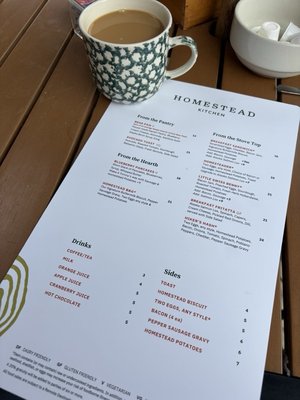 Menu photo 1 Homestead Kitchen Talkeetna, AK