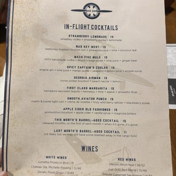 Falcon's Nest - Menu - Bars Near Me - Fernandina Beach, Florida Falcon's Nest - Menu - Bars Near Me - Fernandina Beach, Florida