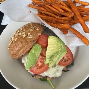 Black Walnut Café - TURKEY BURGER - Cafes Near Me - Katy, Texas
