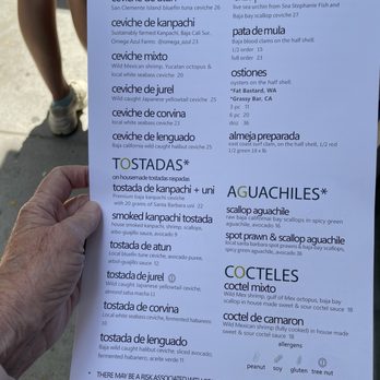 Holbox - Menu cold food - Latin American Near Me - Los Angeles, California Holbox - Menu cold food - Latin American Near Me - Los Angeles, California