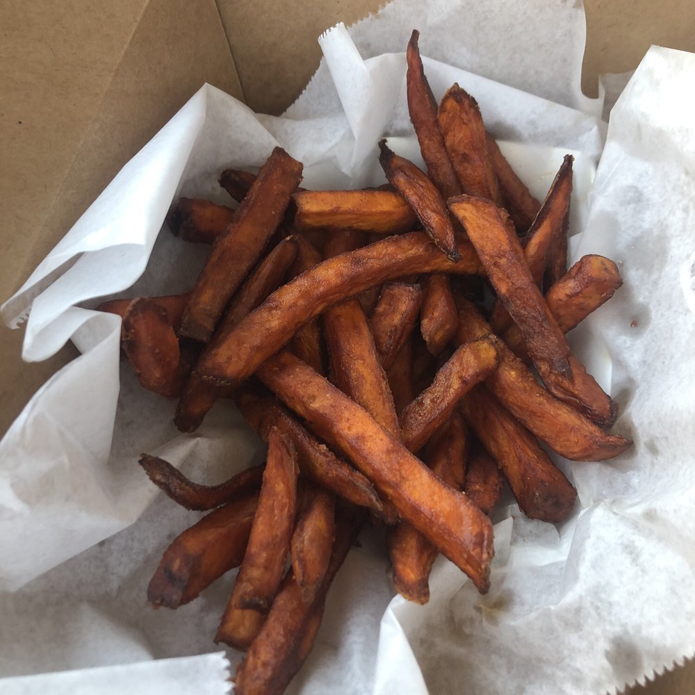 Aaron Schat's Roadhouse - Sweet Potato Fries - American Near Me - Bishop, California Aaron Schat's Roadhouse - Sweet Potato Fries - American Near Me - Bishop, California