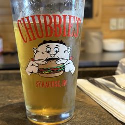 Chubbie's Pub-N-Grub - Peach cider.