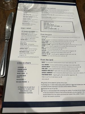 Menu photo 6 Paddlefish Orlando, FL