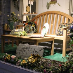 Gilded Carriage - We have lots of outdoor furniture, umbrellas & hammocks in stock. Always discounted. Plus Italian Lava Stone Tables~ hand painted in Deruta