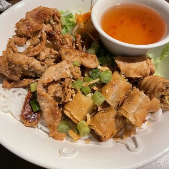Pho Ava Vietnamese Restaurant - Pork and egg roll vermicelli noodle bowl - Vietnamese Near Me - Santa Fe, New Mexico