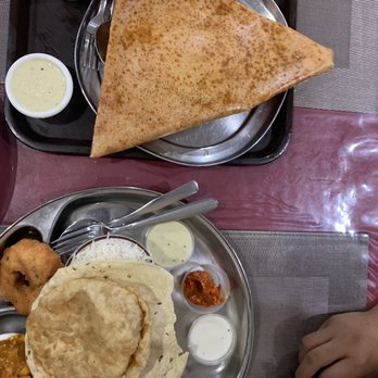 Dosa Corner - Vegetarian Thali combo + 1 vegetable dosa - Indian Near Me - Columbus, Ohio Dosa Corner - Vegetarian Thali combo + 1 vegetable dosa - Indian Near Me - Columbus, Ohio