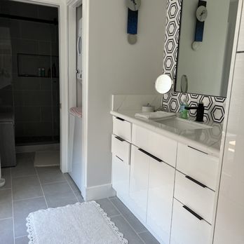 Better Built Builders - Vanity area of bathroom. - General Contractors Near Me - Milpitas, California