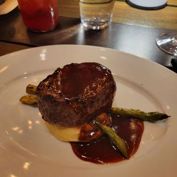 Old Hickory Steakhouse - Filet Mignon with bordelaise sauce, grilled asparagus and whipped potatoes - Steakhouses Near Me - Aurora, Colorado Old Hickory Steakhouse - Filet Mignon with bordelaise sauce, grilled asparagus and whipped potatoes - Steakhouses Near Me - Aurora, Colorado