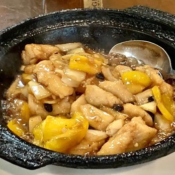 Emperor Palace Restaurant - Rock Cod Filet with Black Bean Sauce in clay pot - Chinese Near Me - San Francisco, California Emperor Palace Restaurant - Rock Cod Filet with Black Bean Sauce in clay pot - Chinese Near Me - San Francisco, California