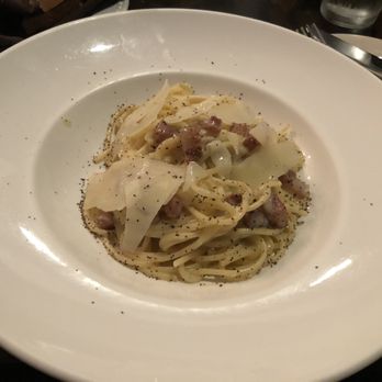 Roma - Dinner Spaghetti Pasta Carbonara - Italian Near Me - Houston, Texas Roma - Dinner Spaghetti Pasta Carbonara - Italian Near Me - Houston, Texas