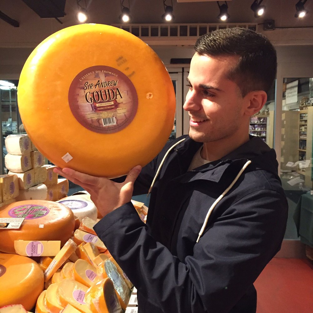 Sid Wainer & Son - 40 lb cheese wheel! - Fruits & Veggies Near Me - New Bedford, Massachusetts